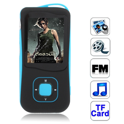 4GB MP3 Player with LCD Screen, Support FM Radio, Work with AAA battery, Use as USB Flash Disk (Baby Blue) - Click Image to Close